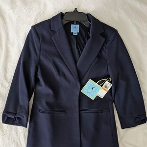 Navy Blazer NEW with tag CeCe by Cynthia Steffe size S